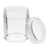 Juvale 35 Pack Plastic Canning Jars with Lids for Slime, Craft Storage, Beauty Products (1.2 oz) Juvale