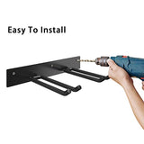 Godboat Garage Shelving, 4 Hooks Tool Organizer, Garage Storage, 2 Pack Garage Organization, Heavy-Duty Garden Tool Organizer, Max Load 220 lbs, Godboat