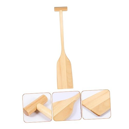 Anneome Wooden Oars Kids Playsets Wood Paddle for Christmas Unfinished Wooden Paddle for Painting Pine Wood Paddle Wooden Oar Toy Wood Paddle - WoodArtSupply