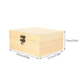 VOSAREA Box Solid Wood Jewelry Box Hair Clip organzier Ornament case Earring Storage Packing case Decor Jewelry Organizer case Jewelry Container VOSAREA
