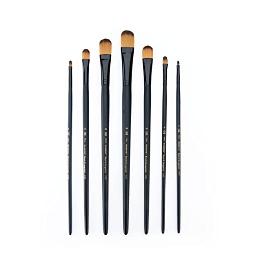 Majestic Royal and Langnickel Long Handle Paint Brush Set, Filbert, 7-Piece Majestic