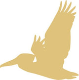 Pelican Cutout Unfinished Wood Nautical Bird Beach House Decor Ocean Summer Party MDF Shaped Canvas Style 2 Diverse Woodworking