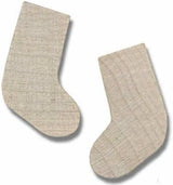 Unfinished Wood Mini Christmas Stocking Cutouts Pack of 30 by Factory Direct Craft - Made in The USA for Christmas Decorating, Crafts and DIY Factory Direct Craft