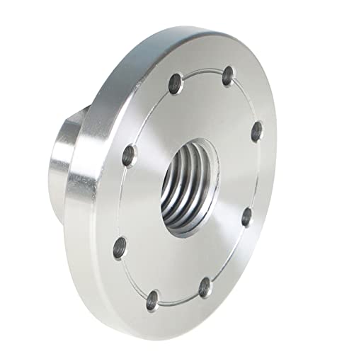 findmall 3 Inch Lathe Faceplate Steel Wood Lathe Face Plate for 1Inch x 8 Tpi Spindle Without Screwchuck