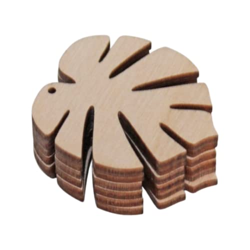 ALL SIZES BULK (12pc to 100pc) Unfinished Wood Wooden Laser Tropical Monstera Leaf Leaves Dangle Earring Jewelry Blanks Charms Shape Crafts Made in Texan Wood Crafts
