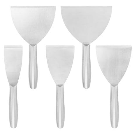 2", 3", 4", 5", 6" Putty Knife Scraper, Putty Knife Set, Stainless Steel Putty Knife, Wallpaper Scraper Paint Scraper Tool for Spreading Drywall GENHAKON