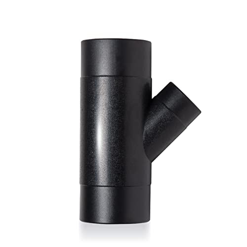 POWERTEC 70190V 4-Inch by 2-1/2-Inch Y-Fitting Dust Collection Hose Connector, 1 PK POWERTEC