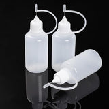 Bantoye 10 Pcs Needle Tip Glue Bottle Applicator DIY Quilling Tool Precision Tip Glue Plastic Liquid Dropper Bottles (30 ml) Bantoye