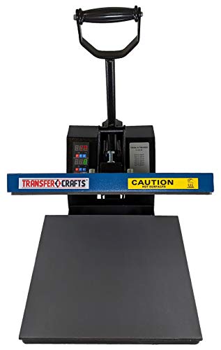 Transfer Crafts T-Shirt Heat Press & Digital Sublimation Machine (15x15 Blue) Transfer Crafts