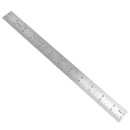 Smgda 12" Combination Square Stainless Steel Adjustable Sliding Ruler & Protractor Level Measure Measuring Set 4-Piece Carpentry Tools Carpenter