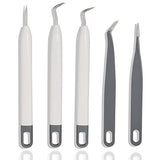 Craft Vinyl Weeding Kit,Precision Craft Vinyl Tools Set,Grey Weeding Kits,for Cricut/Silhouette/Siser/Oracal 631 651 751 Vinyl corey-z