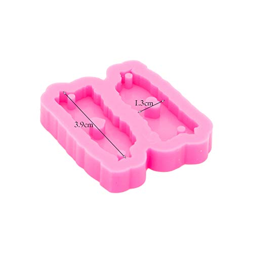 Shiny Glossy Puerto Rico Map Shape Silicone Resin Molds Handmade DIY Epoxy Silicone Molds Fashion Earring Bracelet Pendant Jewelry Making Resin Craft Angel Wings