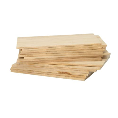 Bamboo Engraving Blanks Rectangle Bamboo Blanks Unfinished Wood Blanks 20 Pcs