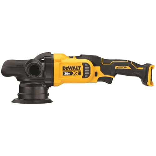 DEWALT 20V MAX* XR Cordless Polisher, Variable-Speed, Random Orbit, 5-Inch, Tool Only (DCM848B) DEWALT