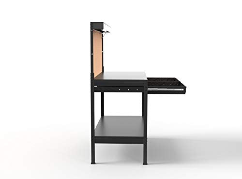 Olympia Tools Multipurpose Workbench with Light, 87-883-917 , Black Olympia Tools