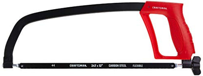 CRAFTSMAN Hand Saw, 12-Inch Hacksaw (CMHT20138) - WoodArtSupply