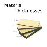 Wooden Dinosaurs for Kids Rooms Cutout (5 Pack) - Cutout, Home Decor, Unfinished and Available from 12 to 36 Inches Jess and Jessica