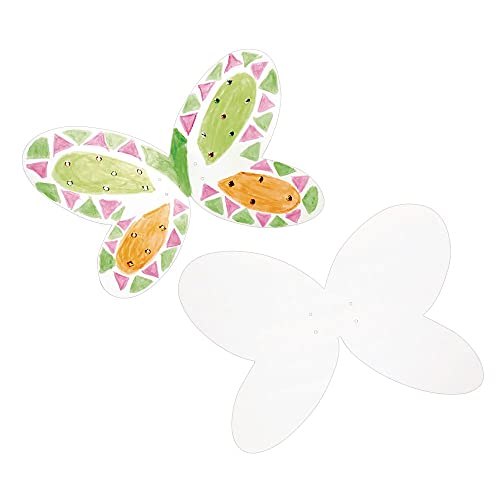 Colorations Decorate Your Own Wings Set of 12 for Kids Arts and Crafts Activity (FLYAWAY) - WoodArtSupply