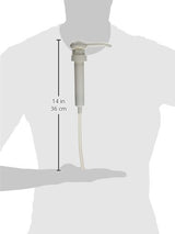 Bar5F Pump Dispensers | Set of 2 White Pumping Caps | Match with 1 Gallon Containers | Leak Proof for Dispensing Shampoo, Hair Conditioner, Lotion, Bar5F