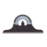 Starrett Protractor Head for Combination Squares, Combination Sets and Bevel Protractors - Reversible Head, Black Wrinkle Finish-Chrome on Turret - Starrett