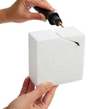 Juvale 12 Pack Foam Blocks for Crafts, Polystyrene Brick Rectangles for Floral Arrangements, Art Supplies, Holiday Decor (4 x 4 x 2 in, White) Juvale