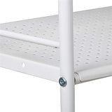 Yaheetech 3 Tier Durable Metal Multi-Purpose Rolling Utility Cart, Rolling Esthetician Cart Storage Craft Cart Kitchen Cart with Handle and Locking Yaheetech