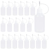 Bantoye 10 Pcs Needle Tip Glue Bottle Applicator DIY Quilling Tool Precision Tip Glue Plastic Liquid Dropper Bottles (30 ml) Bantoye