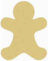Gingerbread Man Unfinished Cutout, Wooden Shape, Wooden Build-A-Cross