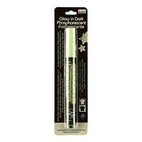 Marvy Uchida DecoFabric Glow In The Dark Marker Green UCHIDA