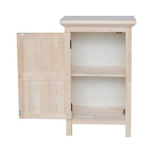 IC International Concepts Single Jelly Cabinet, 36-Inch, Unfinished IC International Concepts