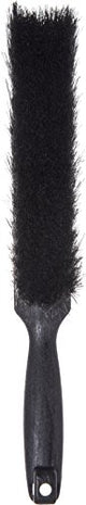 SPARTA Flo-Pac Counter Brush, Bench Brush, Dustpan Brush with Long Lasting for Counters, Floors, And Fireplace, 8 Inches, Black SPARTA
