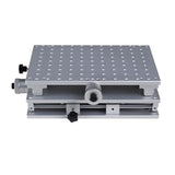 2-Axis Workbench 2D Axis Work Table US Stock XY Table 2-Axis Moving Table Workbench with Polished Lifting Platform for Laser Engraver Machine SFX