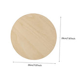 COHEALI 3pcs Painting Board Wooden Coins Unfinished Wood Rounds Craft Blanks Unfinished Wood Circle Wood Blank Rounds Writing Coasters Wood COHEALI