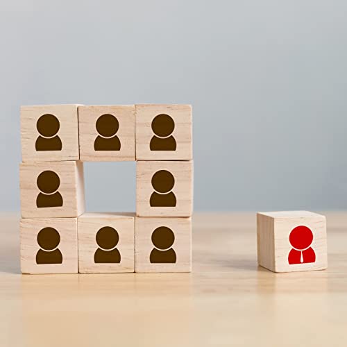 HOZEON 8 PCS 3 Inch Wooden Cubes, Natural Unfinished Wood Blocks, Large Wood Square Blocks for Crafts, Painting, Puzzle Making, Decorating, DIY HOZEON