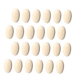 KALLORY 30 Pcs Unfinished Wooden Jewelry Wood Loose Beads Wooden Flat Beads Round Wood Bead Wood Crafts Spacer Bead Wood Beads Charm Pendant Kids KALLORY