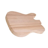 LANRU T02 Unfinished Electric Guitar Body Sycamore Wood Blank Guitar Barrel for Electric Guitars DIY Parts LANRU