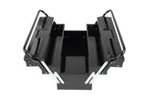 Pro-Lift Steel Tool Box – 21-inch 5-Tray Cantilever Metal Toolbox Portable with Handle – Heavy Duty Metal Latch Closure Carry Storage Box Tools Pro-LifT
