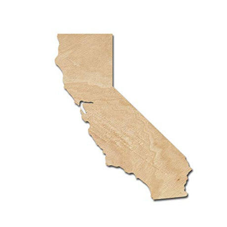 California Wood Cutouts for crafts, Laser Cut Wood Shapes 5mm thick Baltic Birch Wood, Multiple Sizes Available Elliefont Styles