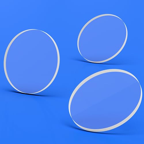 Dofiki 14mm Replacement Laser Lens for D1 Pro, M1, P20 V35 Plus Series Laser Engraver, Lower Protective Lenses, Coated Mineral Crystal 14mm Lens for Dofiki