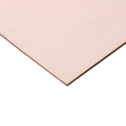 BQLZR 300x200x1.5mm Rectangle Unfinished Unpainted Basswood Wooden Sheets for Craft DIY Hand-Made Project Mini House Building Architectural Model