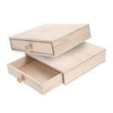 NOLITOY Box Tea Box Gift Box Tea Storage Tea Organizer Container Multi-functional Wood Tea Organizer Tea Holder Desk Topper Wood Storage Drawers Wood NOLITOY