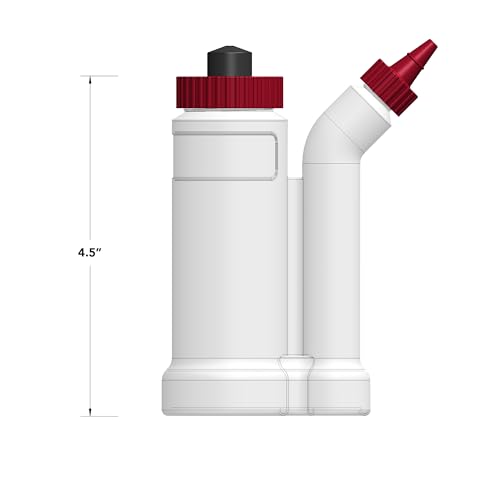 Milescraft 5222 Glue Mate 150-5oz. (150ml) Precision Wood Glue Bottle - Anti-Drip - Dowel and Biscuit Tips Included - Easy Flow Multi-Chamber Design - WoodArtSupply