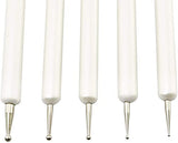 Longdex Embossing Stylus Set 5PCS 5 Size Double End Tracing Dotting Tool Stylus for Carbon Transfer Paper Mandala Rock Painting Pottery Clay Craft Longdex