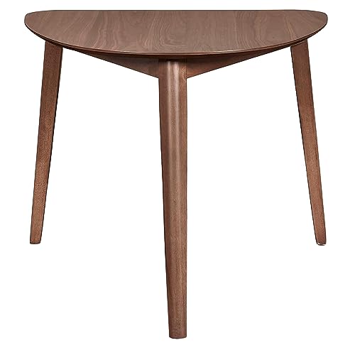 New Classic Furniture Oscar Corner Table, Walnut - WoodArtSupply