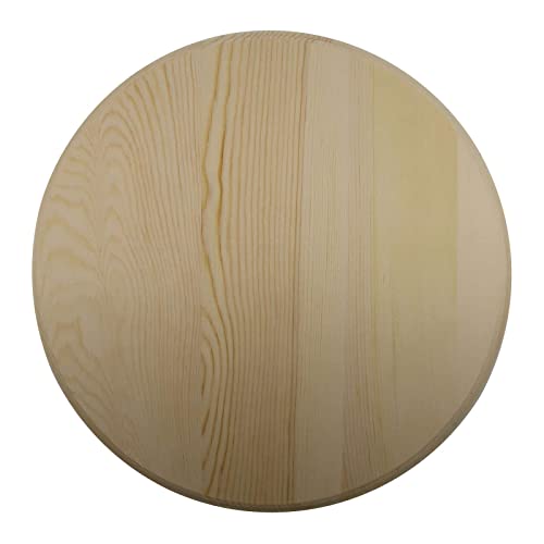 Walnut Hollow 1618 Pine Circle Plaque, Predrilled, 8-inches diameter x 0.63" - WoodArtSupply