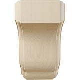 Ekena Millwork COR02X02X04CPRW Capistrano Mission Wood Corbels, 2 1/2"W x 2 3/4"D x 4 1/2"H, Rubberwood Ekena Millwork