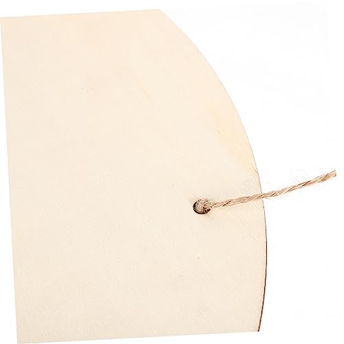 Operitacx 2 Sets DIY Door Hanging Sign Unfinished Wood Sign Unfinished Wood Crafts Blanks Decorative Wood Plaque DIY Crafts Blank Sign Unfinished Operitacx