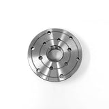 RGWOOD M5107 4" Steel Wood Lathe Face Plate (12 hole) 1-1/4" x 8tpi Threaded, with 2 locking set screws RGWOOD