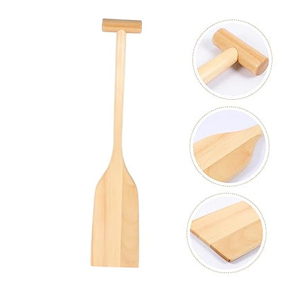 EXCEART Wooden Oars Ocean Mini Mini Decoraciones para Salas De Casa Unfinished Wood Paddles Unfinished Oar Shape Craft Paddle for Crafts Paddle - WoodArtSupply