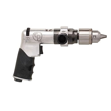 Chicago Pneumatic CP789HR - Air Power Drill, General Maintenance, 1/2 In.(13mm), Reversible, Keyed Chuck, Aluminum Housing, Pistol Handle, 0.43 Chicago Pneumatic